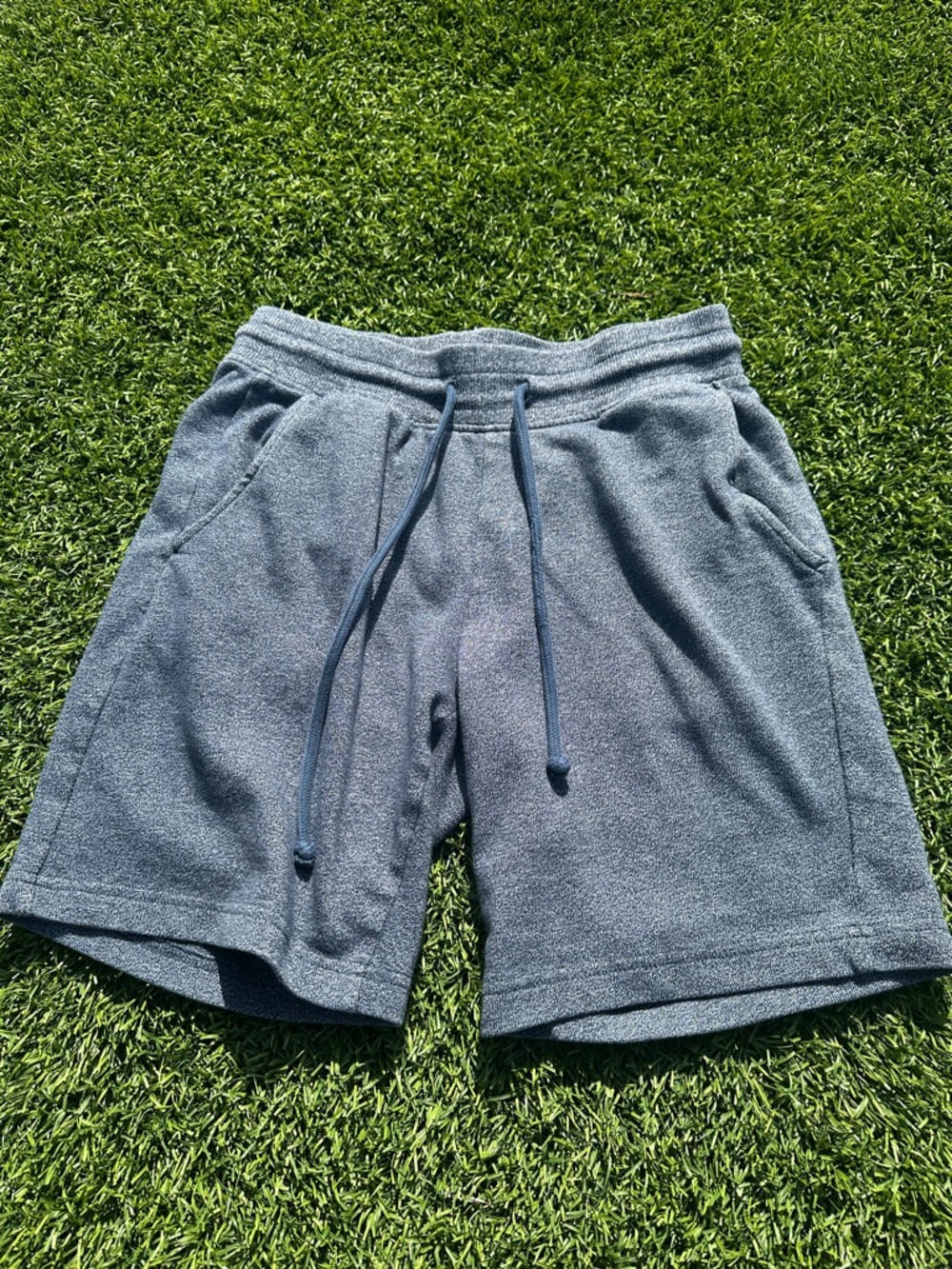 UpTandEr NYC Gray Sweat Shorts Size S Drawstring Casual Lounge